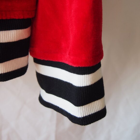 DKNY Womens Sport Boxy Fit/Velour/Long Sleeve Raised Logo Sweatshirt Size L - Picture 12 of 16